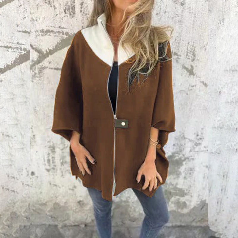 Lodovica - Giacca Donna Casual con Collo Alto Elegante e Calda