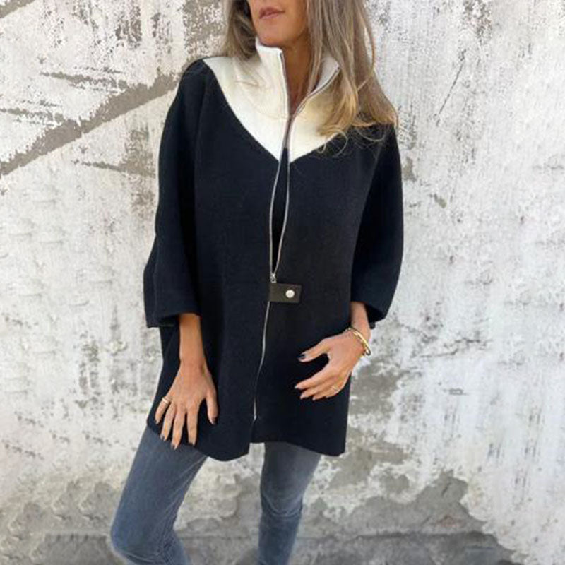 Lodovica - Giacca Donna Casual con Collo Alto Elegante e Calda