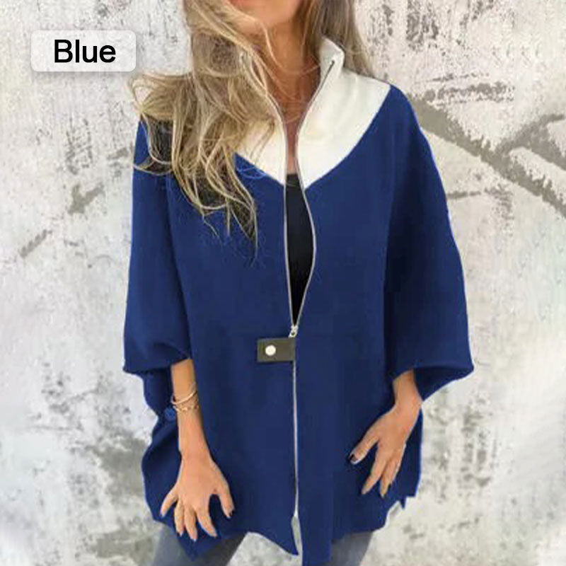 Lodovica - Giacca Donna Casual con Collo Alto Elegante e Calda