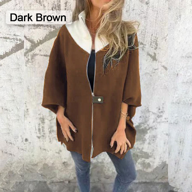 Lodovica - Giacca Donna Casual con Collo Alto Elegante e Calda