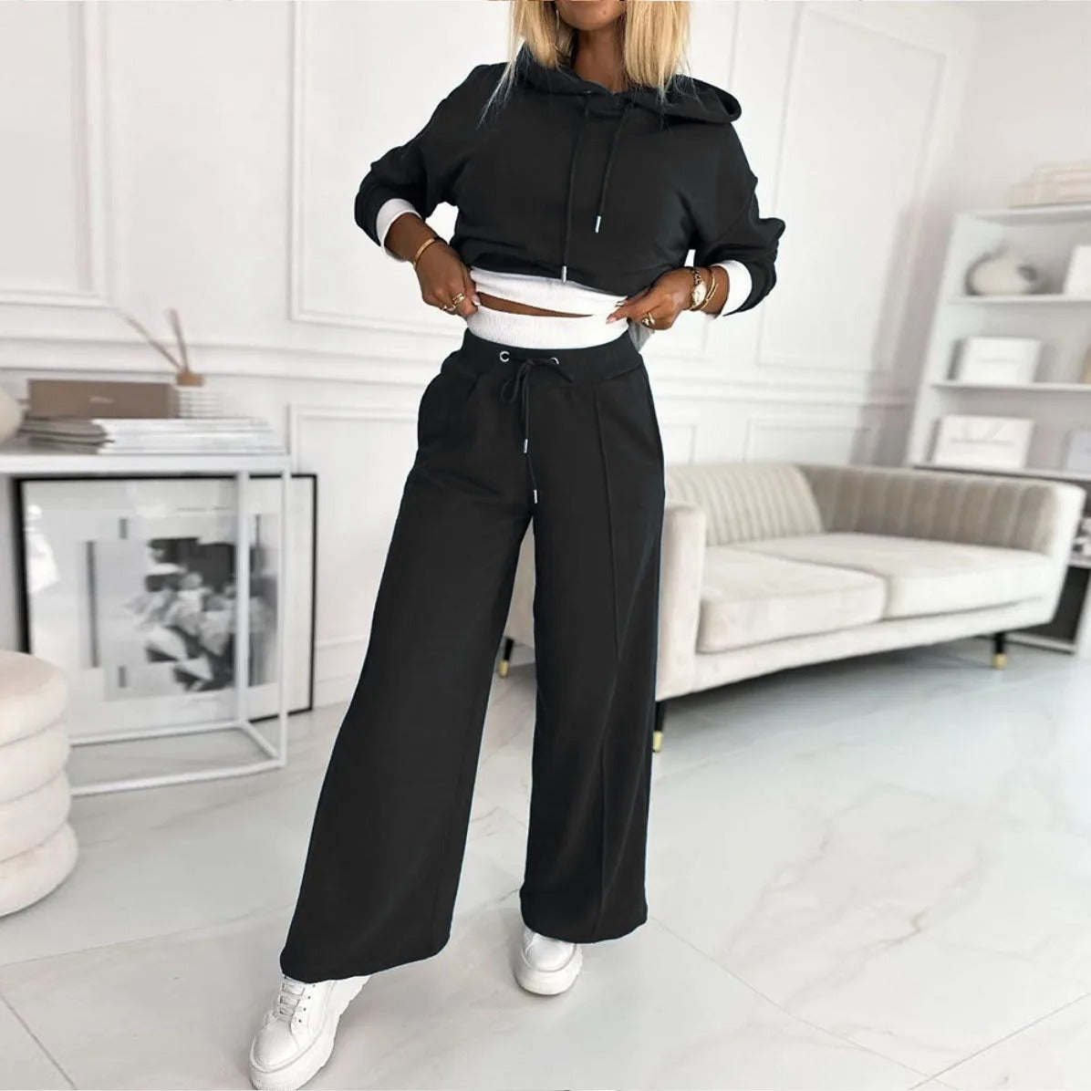 Cora – Set Donna Due Pezzi Maglia e Pantaloni