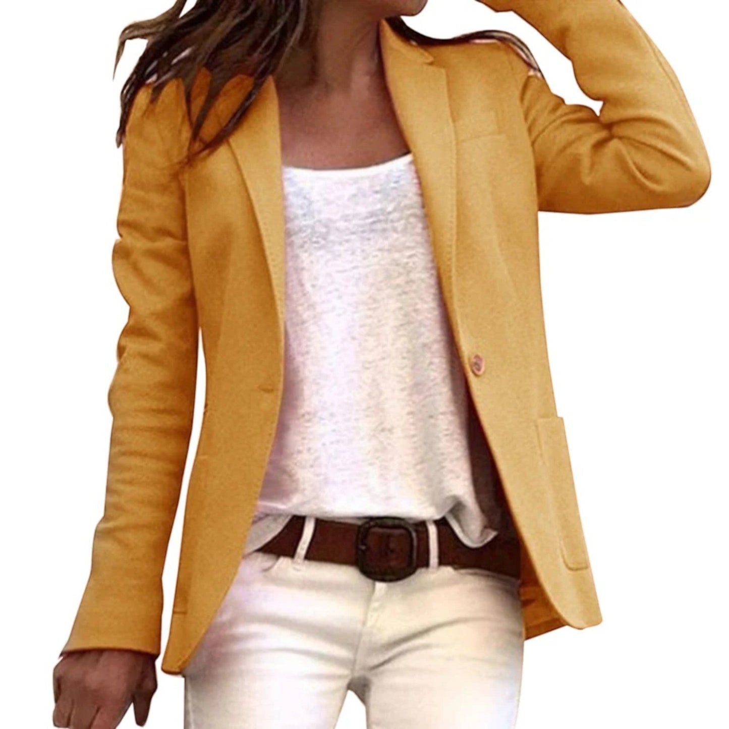 Uliana – Blazer Donna con Risvolti Dentellati Classici
