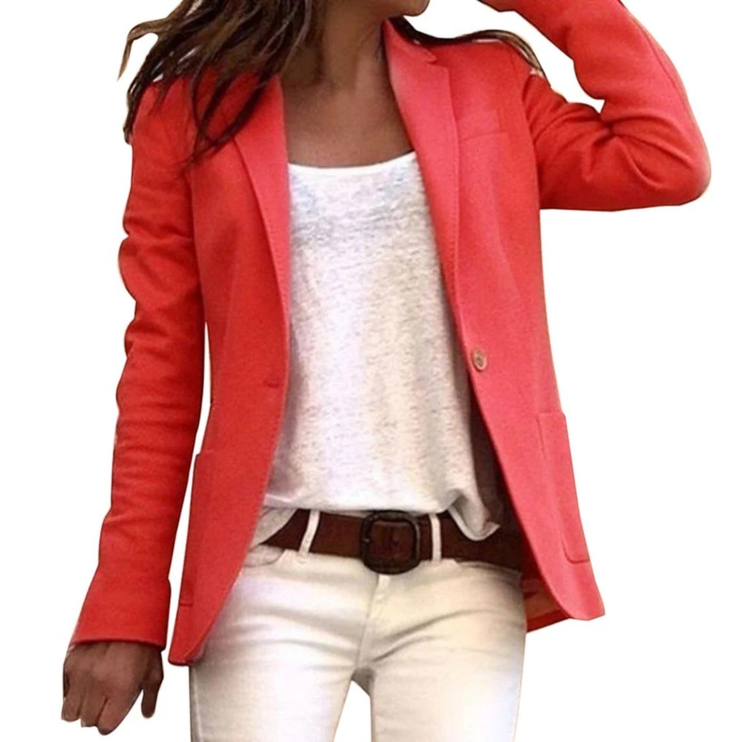 Uliana – Blazer Donna con Risvolti Dentellati Classici