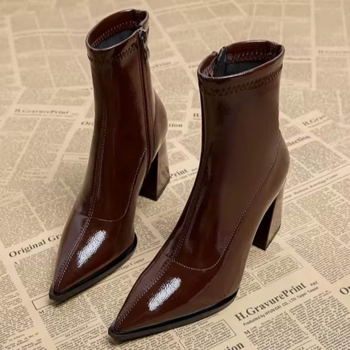 Amalia – Stivali Eleganti in Pelle Nera Donna