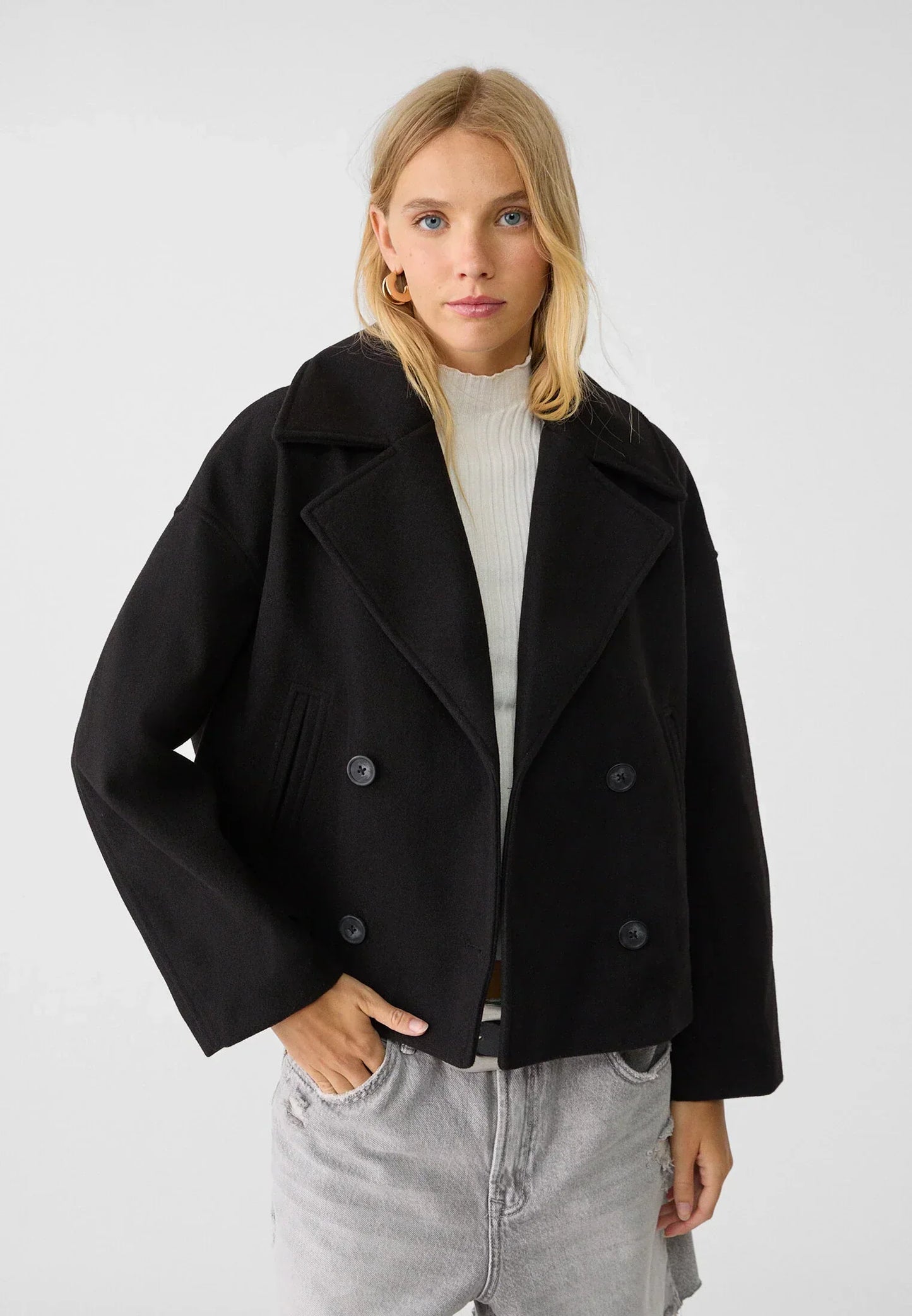 Nicole - Cappotto Corto Doppiopetto Invernale