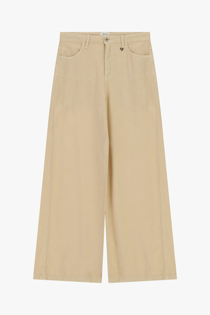 Innocenza - Pantaloni Palazzo Vita Alta Gamba Ampia Donna