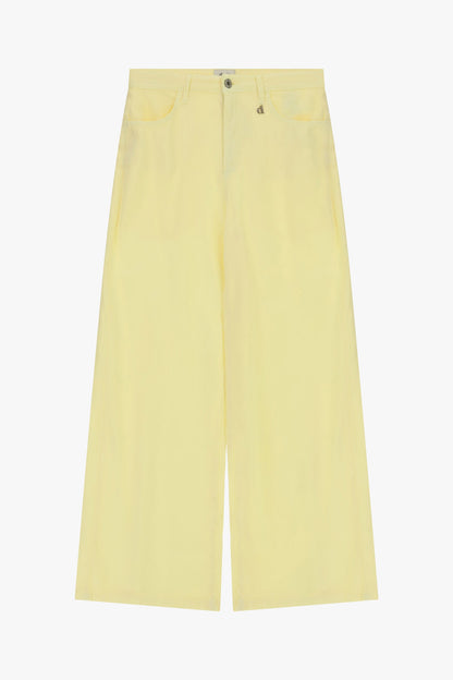 Innocenza - Pantaloni Palazzo Vita Alta Gamba Ampia Donna