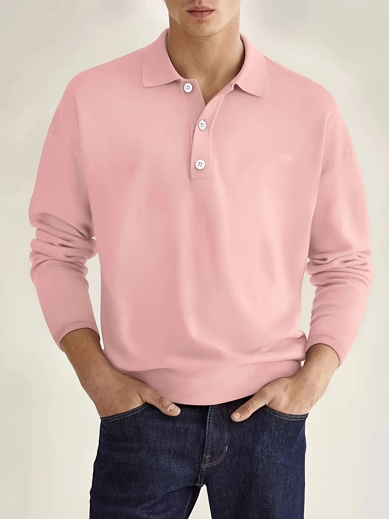Edoardo – Polo Da Uomo A Maniche Lunghe Dal Taglio Classico