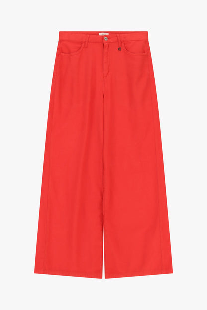 Innocenza - Pantaloni Palazzo Vita Alta Gamba Ampia Donna