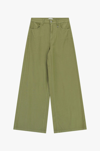 Innocenza - Pantaloni Palazzo Vita Alta Gamba Ampia Donna