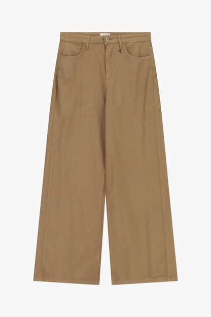 Innocenza - Pantaloni Palazzo Vita Alta Gamba Ampia Donna