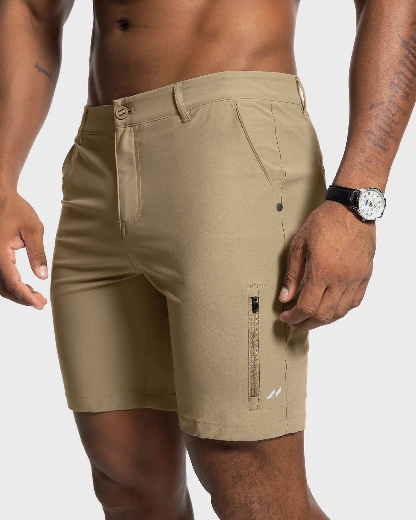 Rinaldo - Shorts Chino Performance Uomo Elite Moderni Versatili