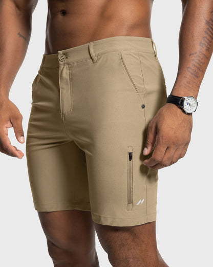Rinaldo - Shorts Chino Performance Uomo Elite Moderni Versatili