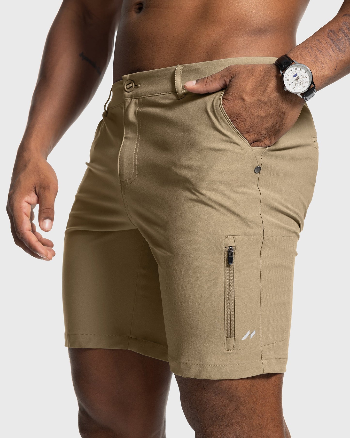 Rinaldo - Shorts Chino Performance Uomo Elite Moderni Versatili