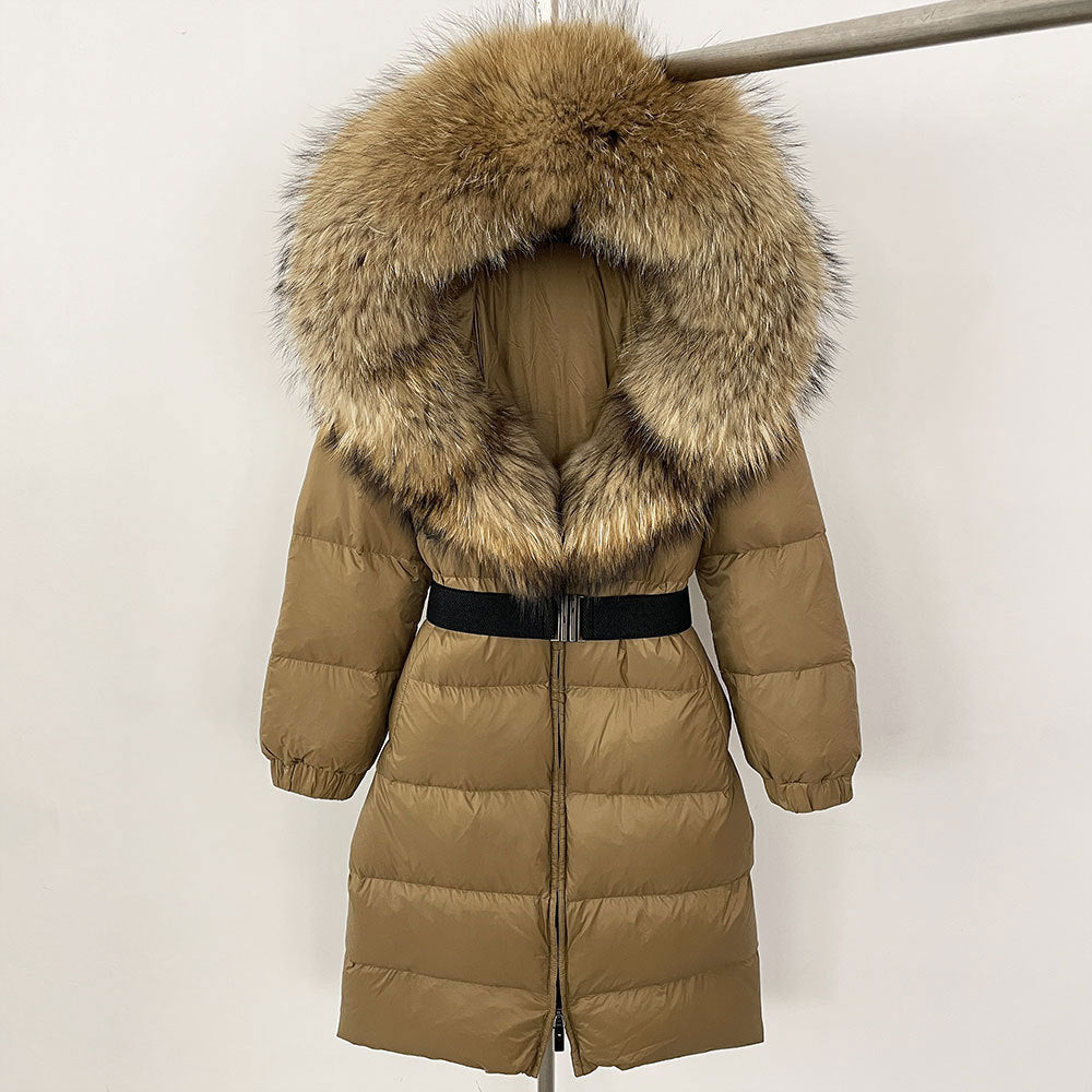Fabiana - Cappotto Invernale Donna Lungo con Cappuccio