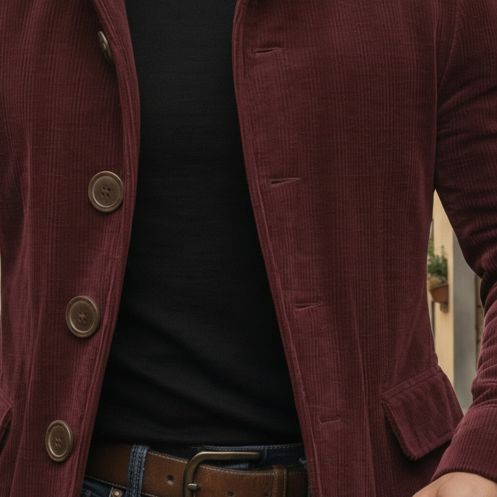 Remigio - Giacca Uomo Elegante Stile Retrò Moderno