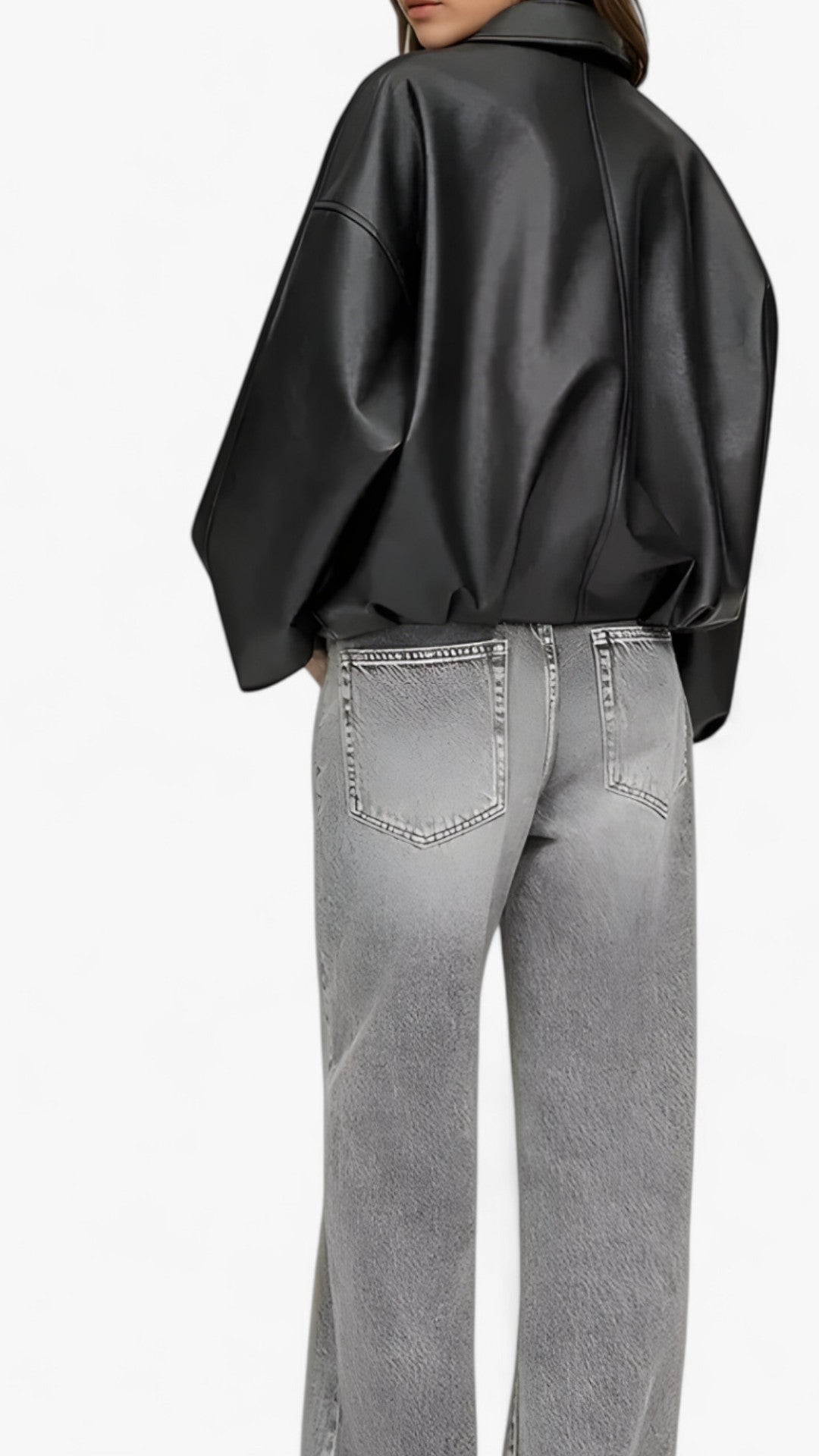 Honoria - Giacca corta da donna con cintura elegante