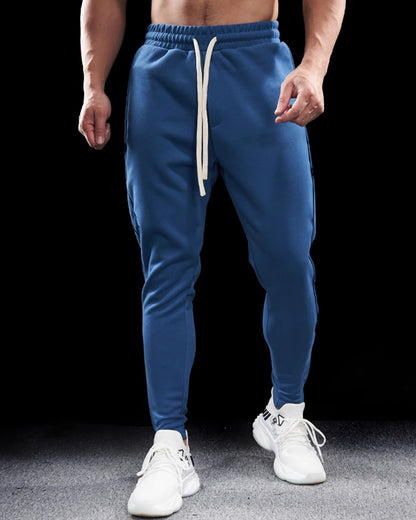 Rodericus - Jogger Sweatpants Uomo Zip Hem Track Moderno