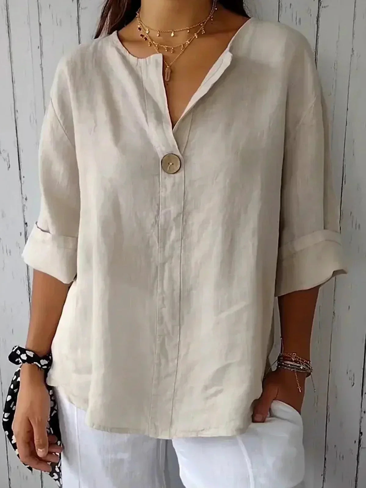 Jadwiga - Blusa Chic Comfort Donna Contemporanea