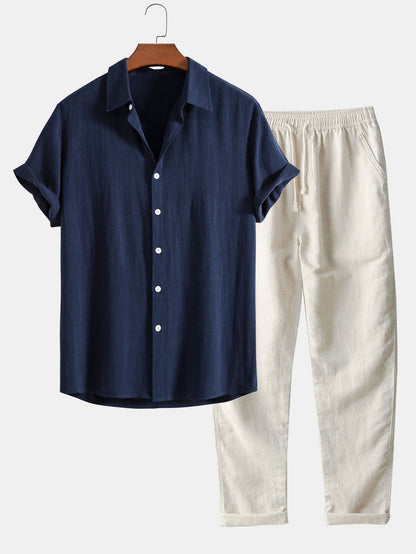 Omar – Set Da Uomo Coordinato Per Un Look Estivo E Rilassato