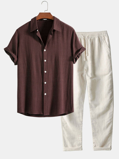 Omar – Set Da Uomo Coordinato Per Un Look Estivo E Rilassato