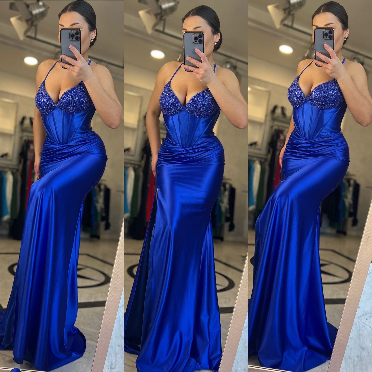 Helena - Abito Cerimonia Alta Qualità Donna Elegante