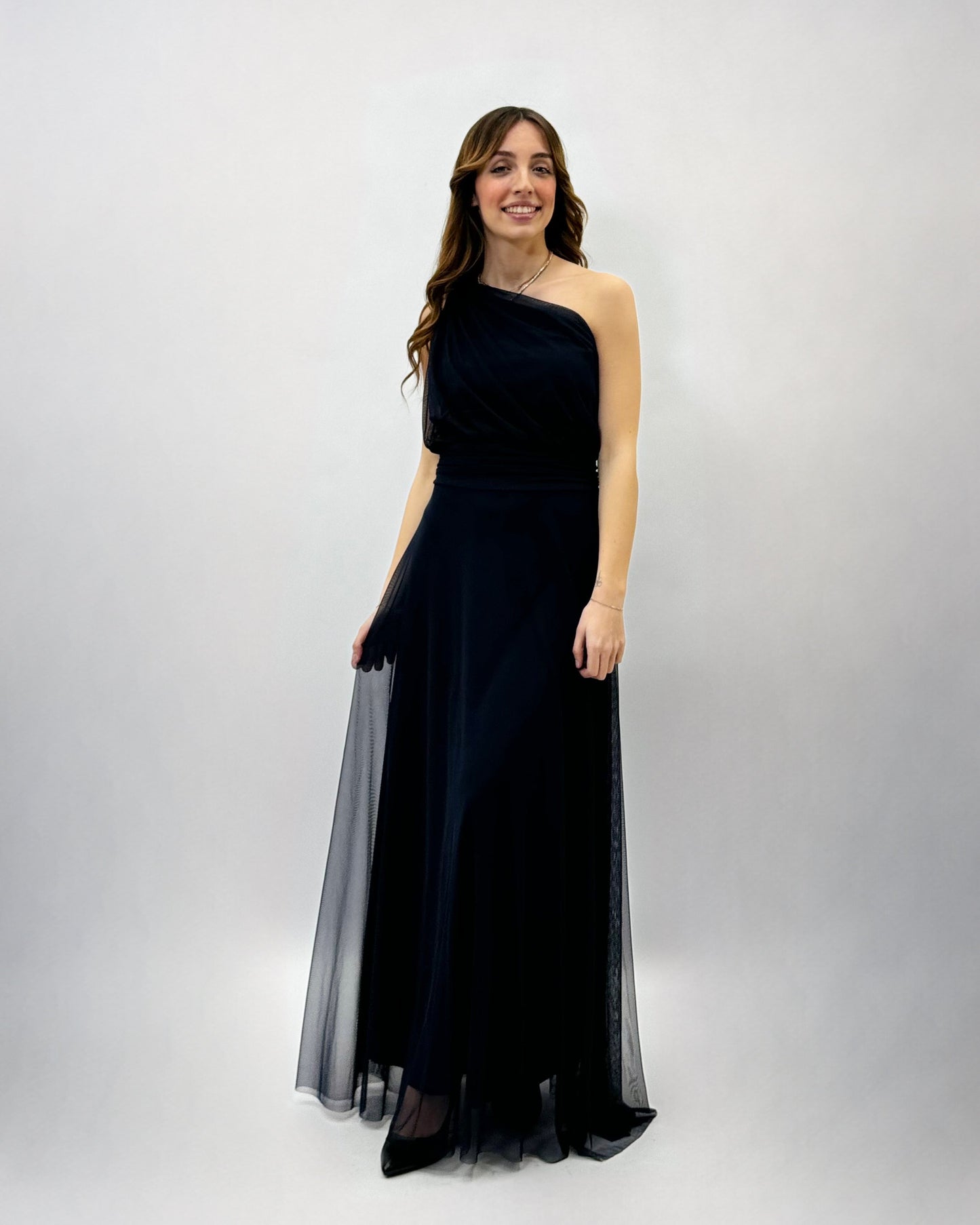 Rosilde - Abito Monospalla Caterina Donna Elegante Femminile