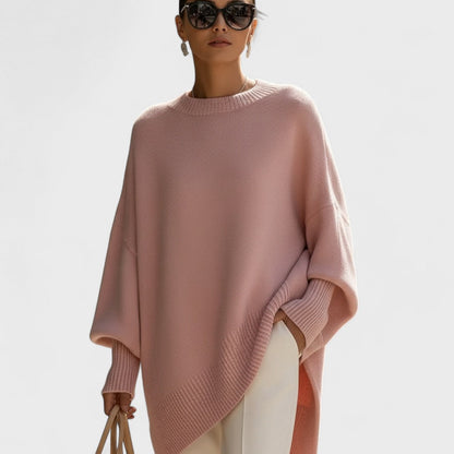 Gemma – Poncho Oversize Dallo Stile Essenziale