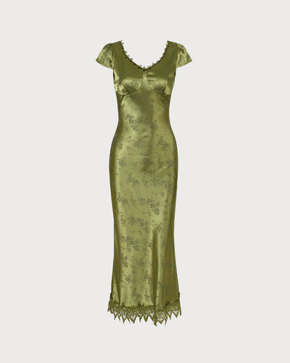 Erminia - Abito Midi Donna Elegante Raffinato