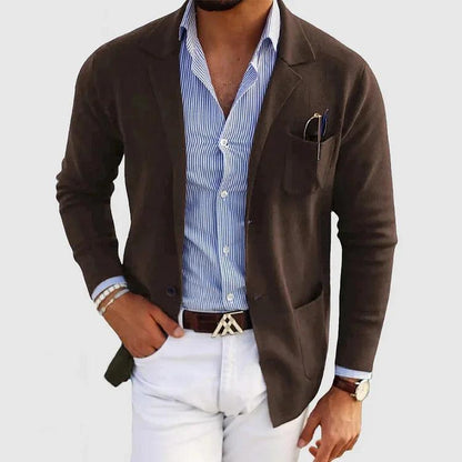 Dino - Blazer Cardigan Uomo Moderno Con Tasche