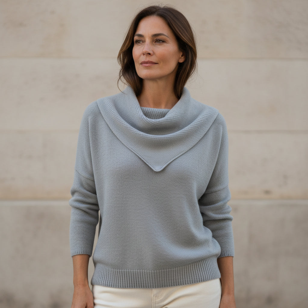 Jemma – Maglia Donna Calda con Colletto Morbido