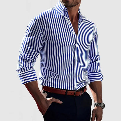 Francesco – Camicia A Righe Dal Design Classico