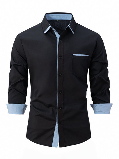Matteo – Camicia Business Slim Fit a Righe Eleganti