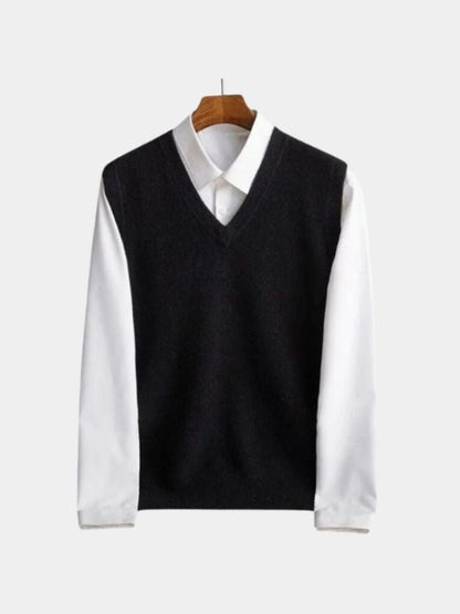 Tigrino - Gilet Elegante Essenziale Da Uomo