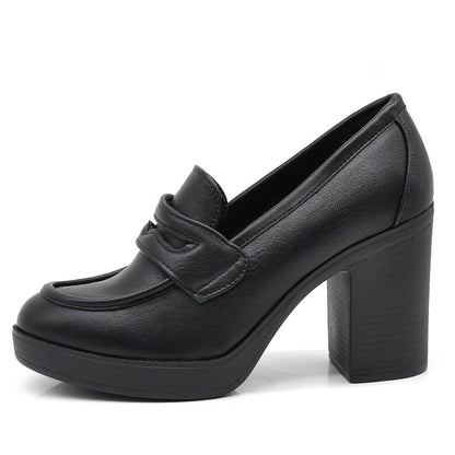 Amalia – Mocassini loafer donna tacco grosso eleganti