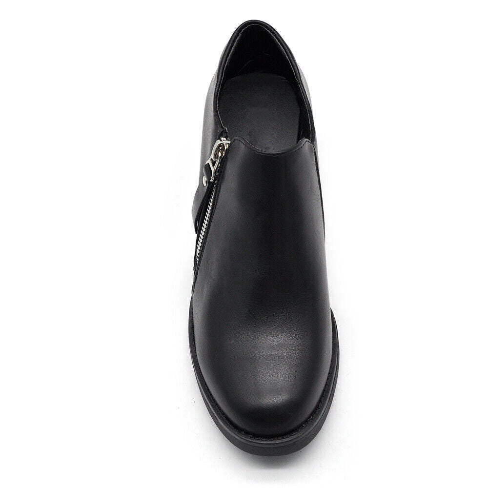 Alida – Scarpe donna tacco medio zip eleganti classiche