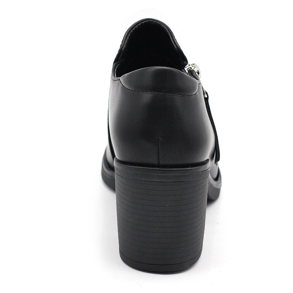 Alida – Scarpe donna tacco medio zip eleganti classiche