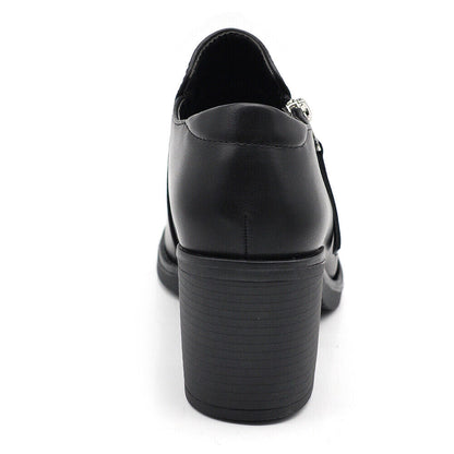 Alida – Scarpe donna tacco medio zip eleganti classiche