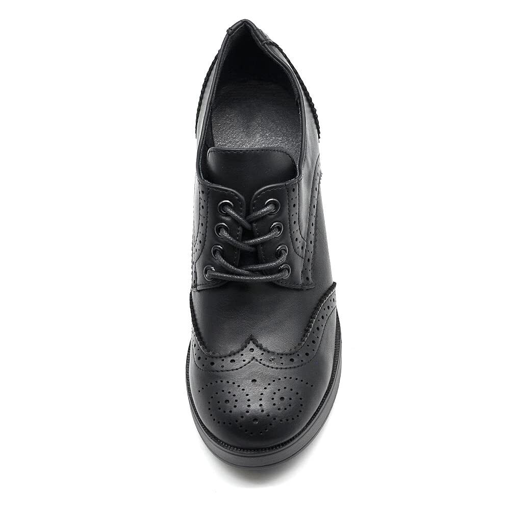Alba – Francesine donna tacco grosso stringate oxford eleganti
