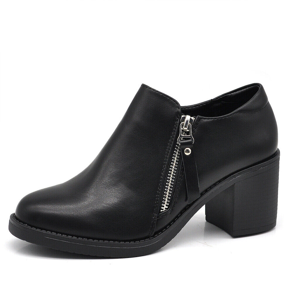 Alida – Scarpe donna tacco medio zip eleganti classiche