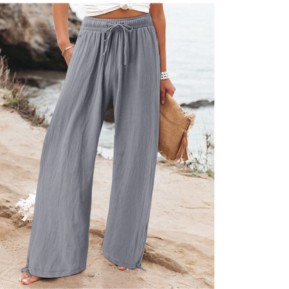 Fosca – Pantaloni Per Il Tempo Libero Dal Design Ampio E Fresco