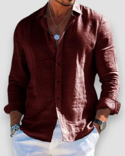 Rinaldino - Camicia Casual Elegante Uomo Moderna Versatile