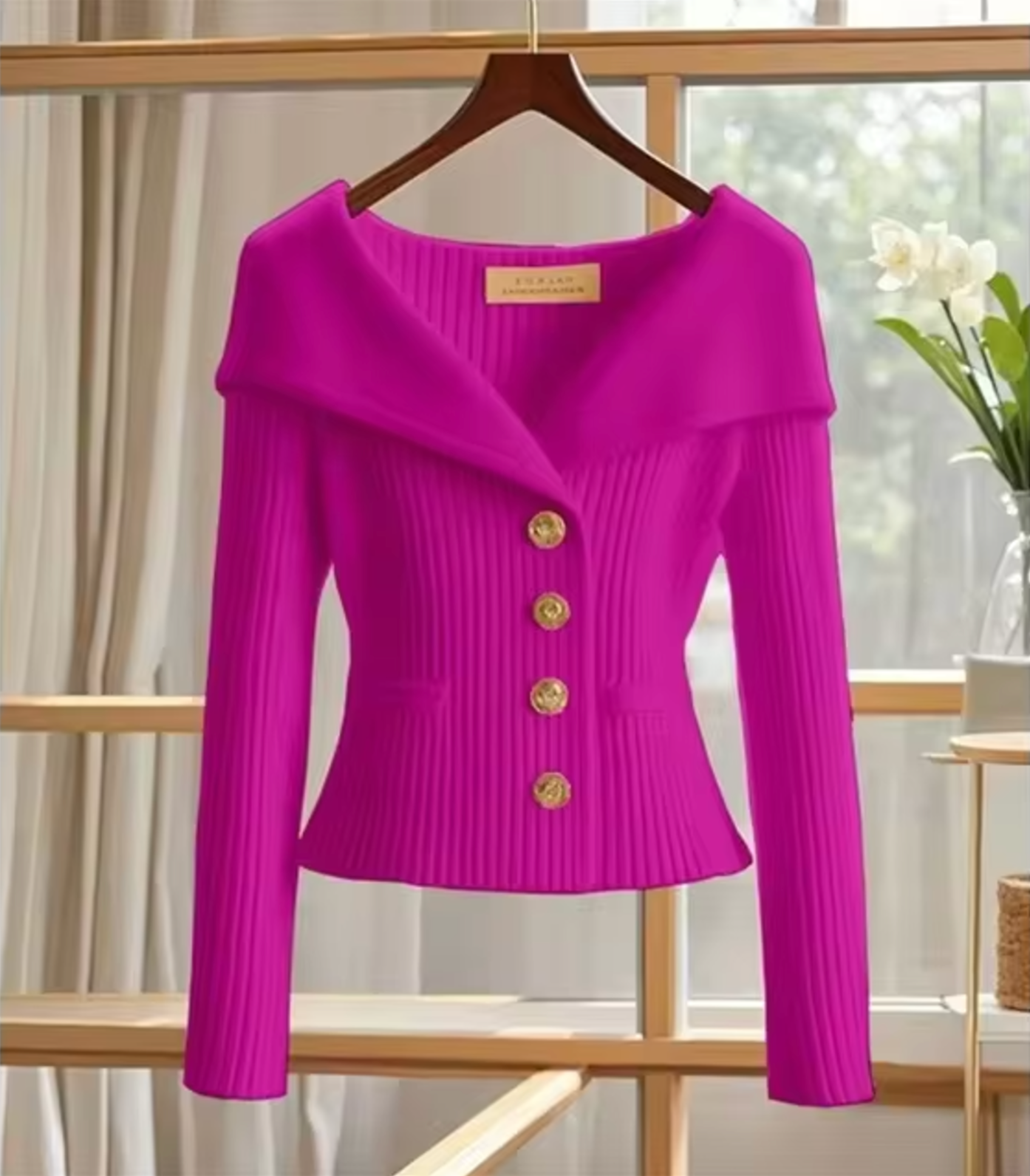 Concetta – Cardigan Corto Lavorato a Maglia