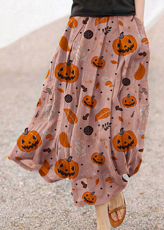 Giorgia - Gonna Estiva Pois Retro Con Tasche