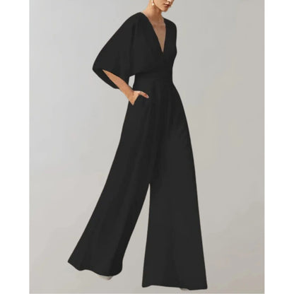 Imelda - Tuta Donna Elegante con Gamba Ampia