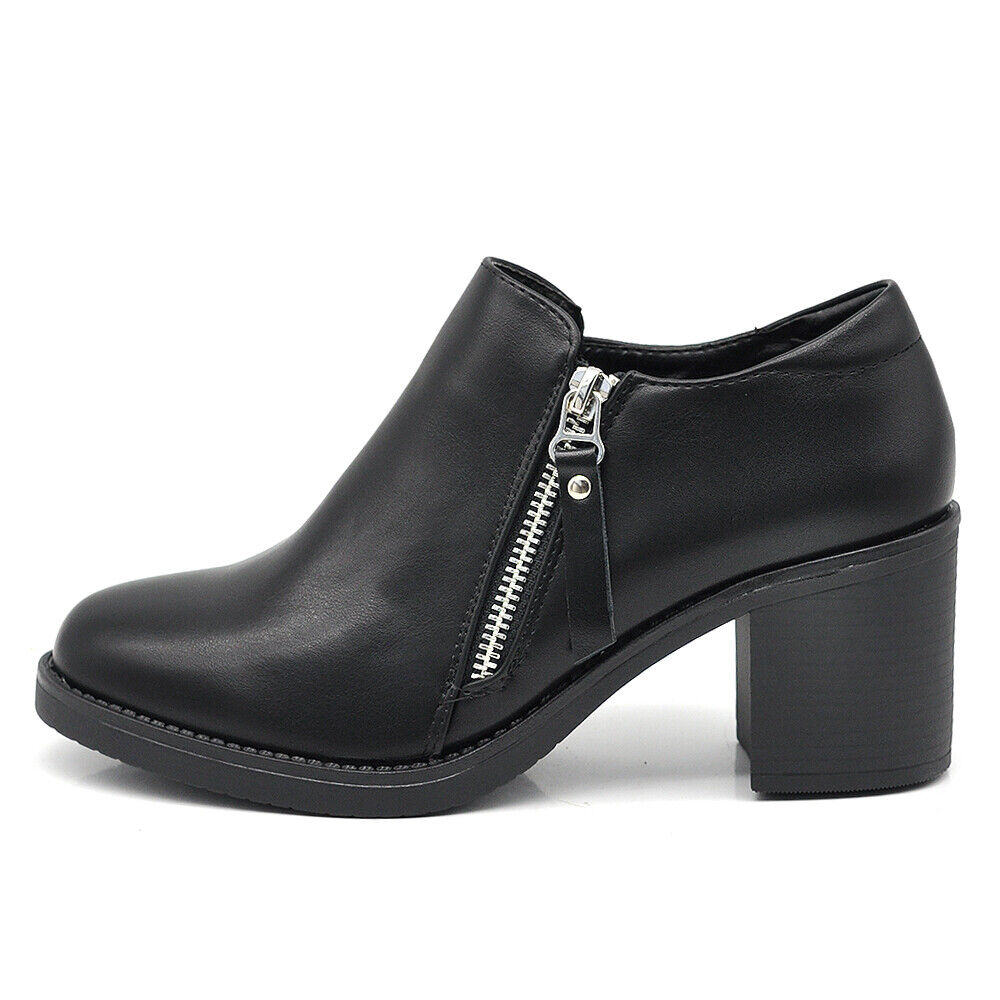 Alida – Scarpe donna tacco medio zip eleganti classiche