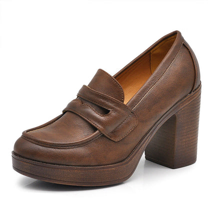 Amalia – Mocassini loafer donna tacco grosso eleganti