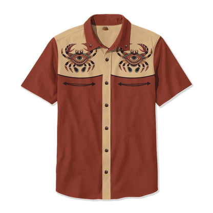 Ignazio - Camicia Uomo Western Elegante Moderna