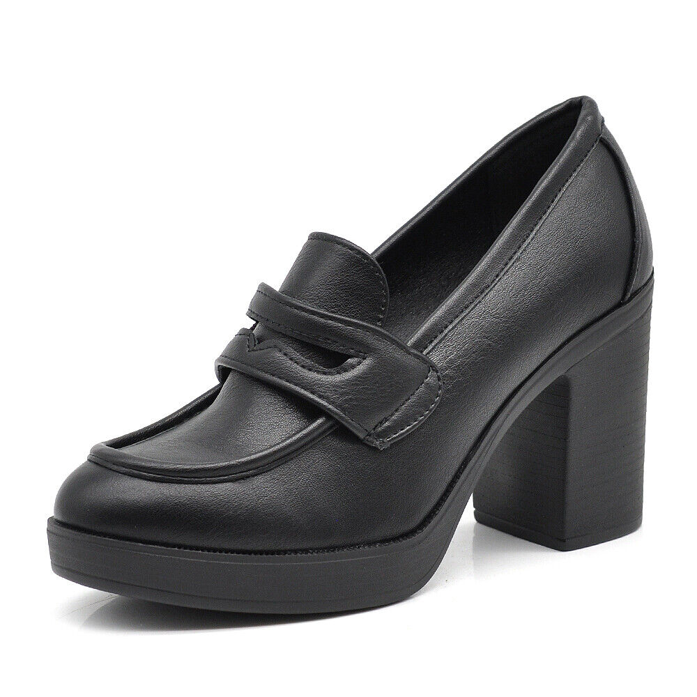 Amalia – Mocassini loafer donna tacco grosso eleganti