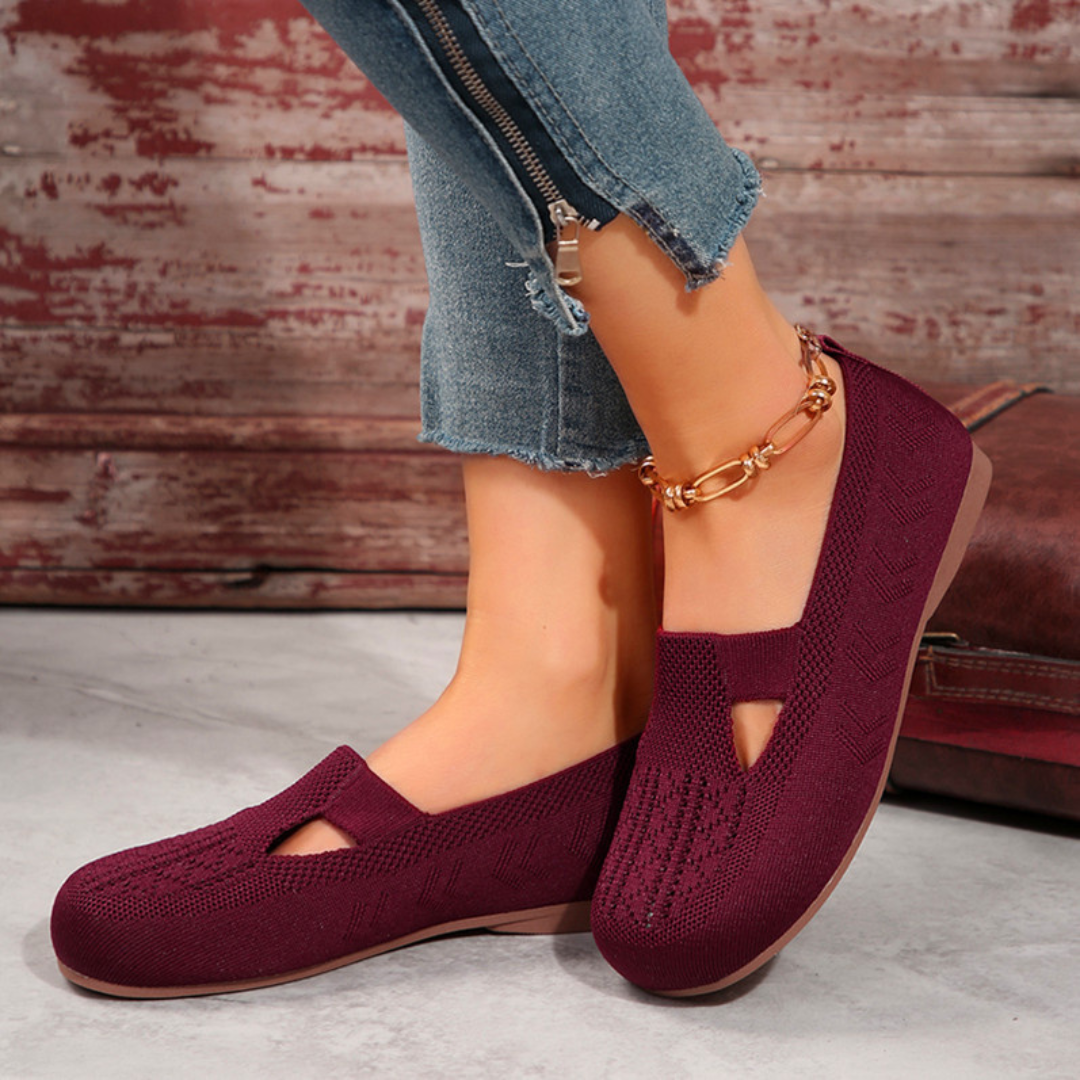 Mirinia - Scarpe Donna Comode Traspiranti Slip On Casual
